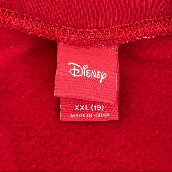 Disney Mickey Mouse Snowflakes Christmas Cotton Blend CrewNeck Sweater Women XXL - Picture 7 of 8